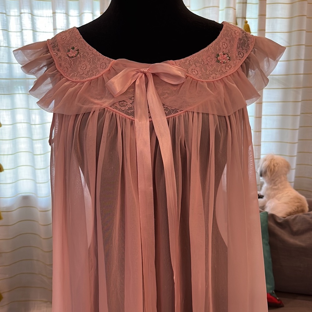 🎀 vintage nighty Barbie pink B8 - Picture 3 of 7